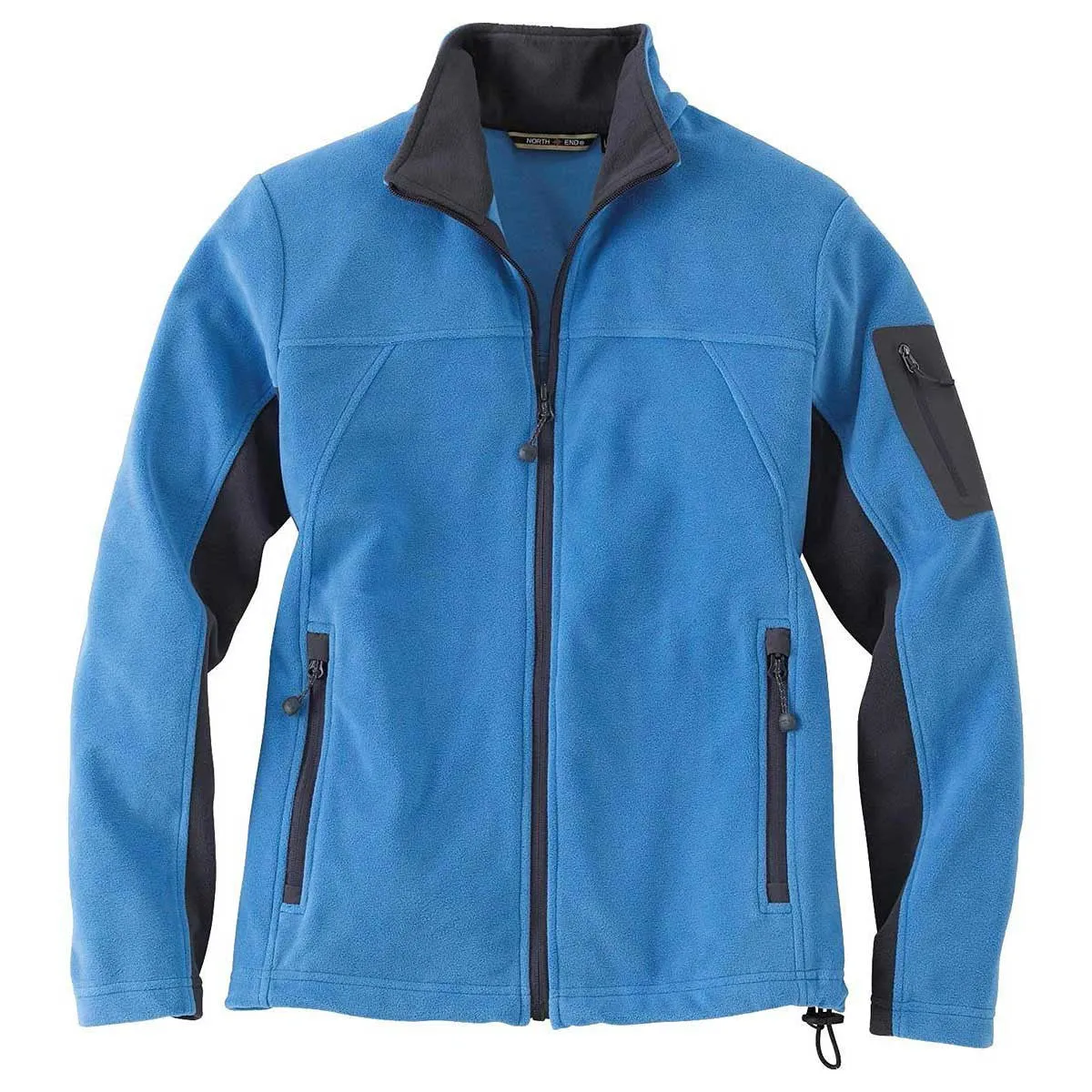 North End Women's' Lake Blue Microfleece Jacket