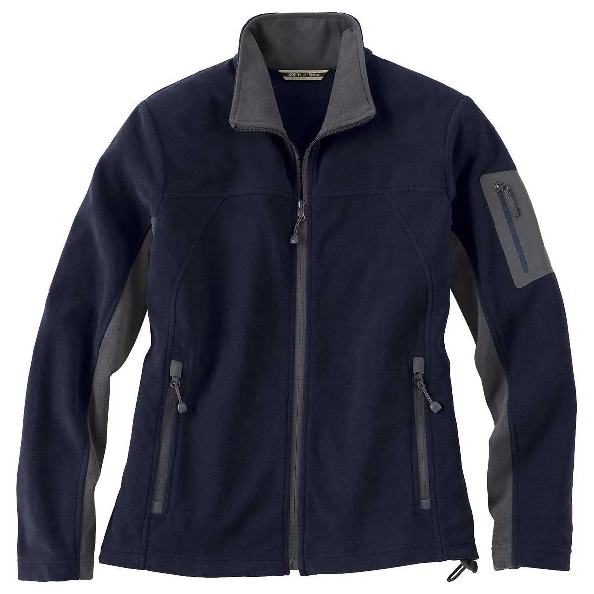 North End Women's' Midnight Navy Microfleece Jacket