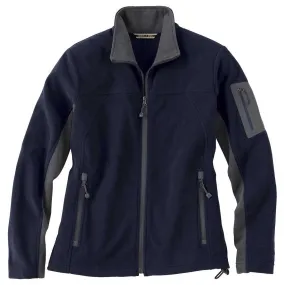 North End Women's' Midnight Navy Microfleece Jacket