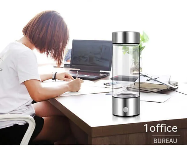 Portable Hydrogen Water Bottle for Travel – Rechargeable & Healthy