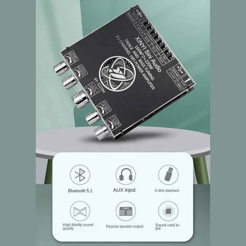 Power Amplifier Board Bluetooth Module 2.1 Channel High And Low Tone