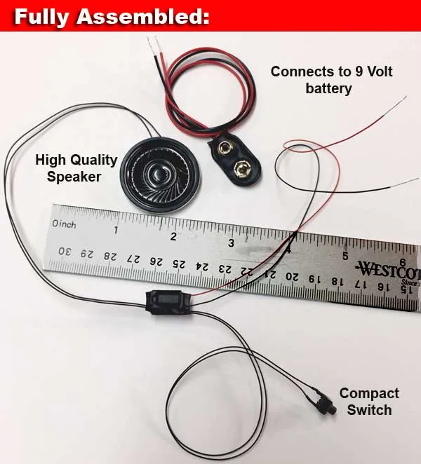 Realistic Police Car Siren For Diecast Vehicles