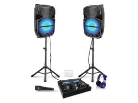 Rechargeable LED DJ Loudspeaker Package V2