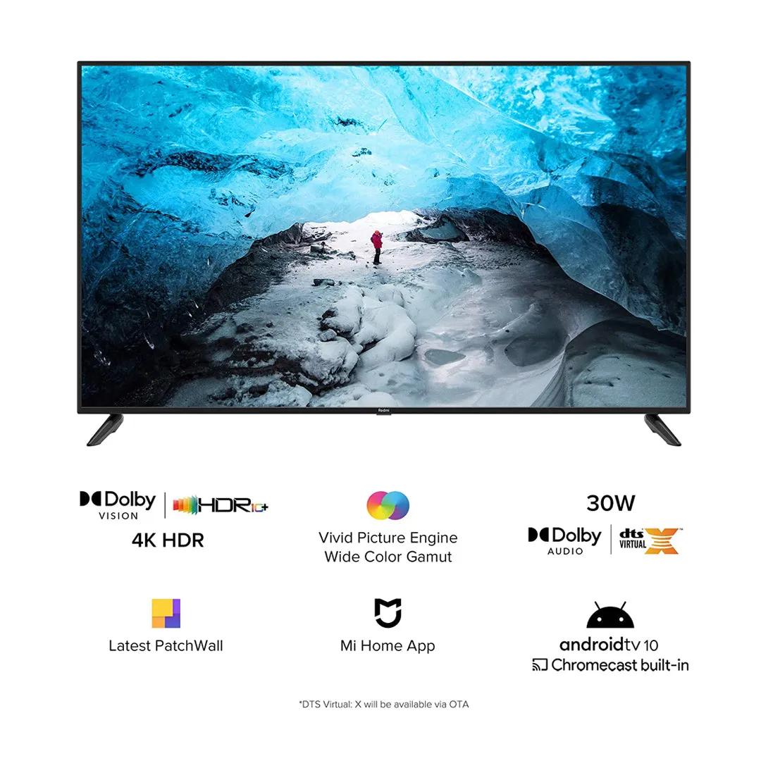 Redmi X Series 55 inch (139 cm) Ultra HD (4K) LED Android Smart TV