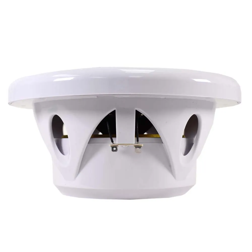 SA-08M01W - Pair of White 8 Inch 200 Watt 2-Way Waterproof Boat/Marine Speakers - 400 Watts Total