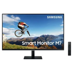 Samsung 32 Inch M7 Ultra HD 4K Smart Wi-Fi Monitor With Remote Control LS32AM700UWXXL