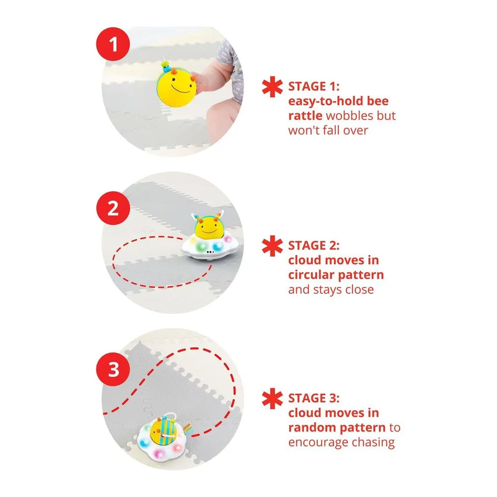 Skip Hop Explore & More Follow-Bee Baby Crawl Toy