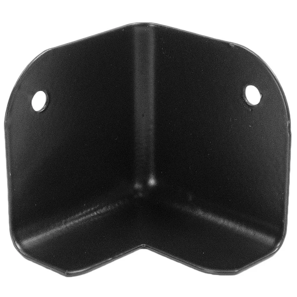 Small Black Metal Corners for Front of PA Speakers and Subwoofer Cabinets - 8 Pack