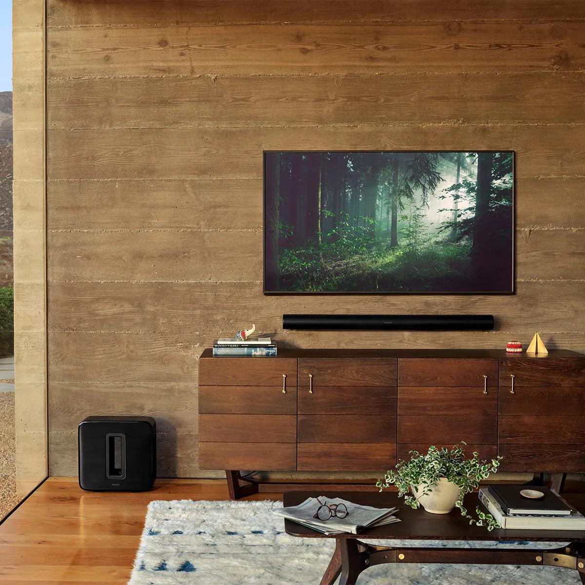Sonos Premium Immersive Set with Arc Ultra Soundbar, Sub 4 Subwoofer, & Pair of Era 100 Wireless Speakers (Black)