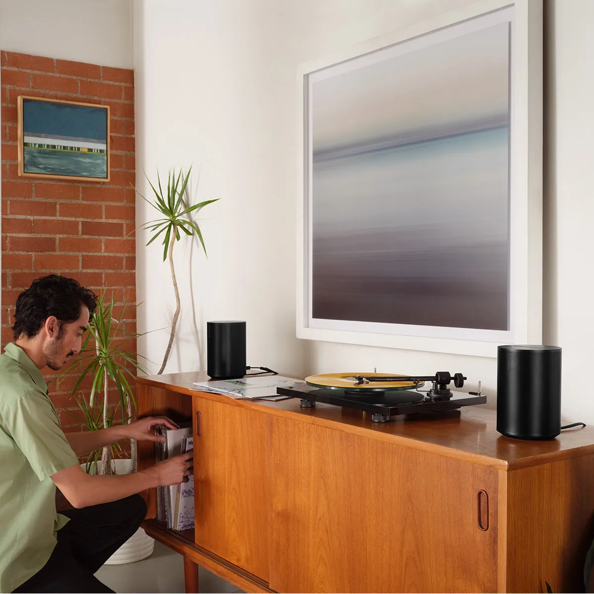 Sonos Premium Immersive Set with Arc Ultra Soundbar, Sub 4 Subwoofer, & Pair of Era 100 Wireless Speakers (Black)