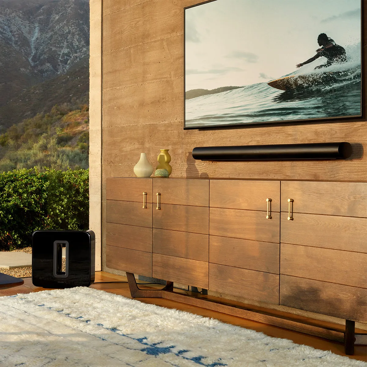 Sonos Premium Immersive Set with Arc Ultra Soundbar, Sub 4 Subwoofer, & Pair of Era 100 Wireless Speakers (Black)