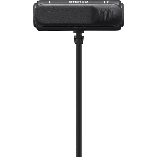 Sony ECM-LV1 Compact Stereo Lavalier Microphone with 3.5mm TRS Connector