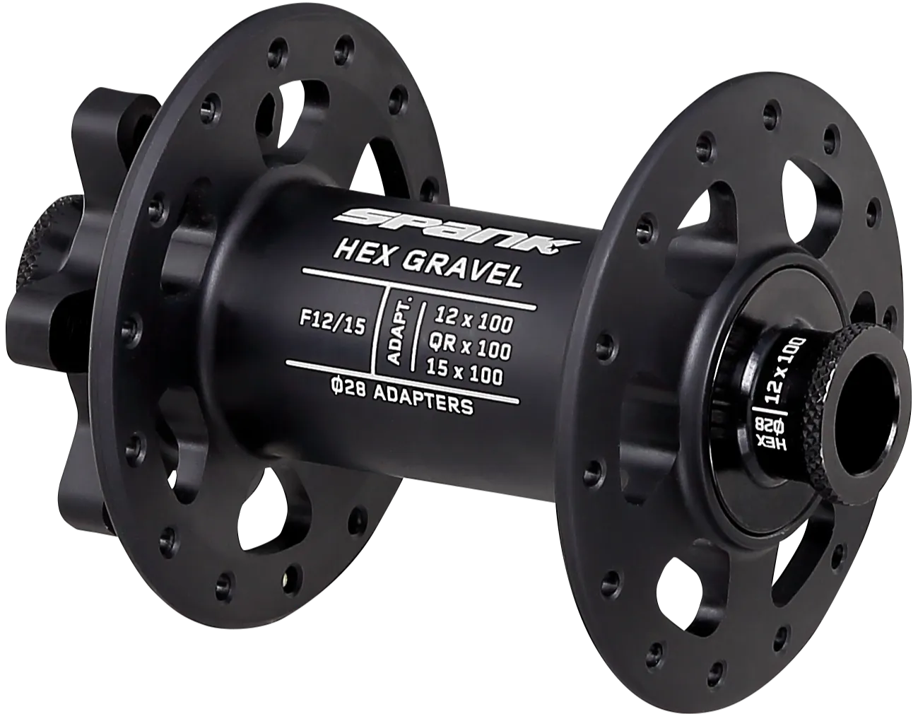 Spank Industries Hex Gravel 6-Bolt Disc Front Hub