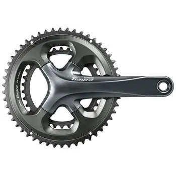 Tiagra FC-4700 Crankset - 165mm 10-Speed 50/34t 110 Asymmetric BCD Hollowtech II Spindle Interface Gray