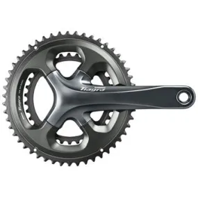 Tiagra FC-4700 Crankset - 165mm 10-Speed 50/34t 110 Asymmetric BCD Hollowtech II Spindle Interface Gray