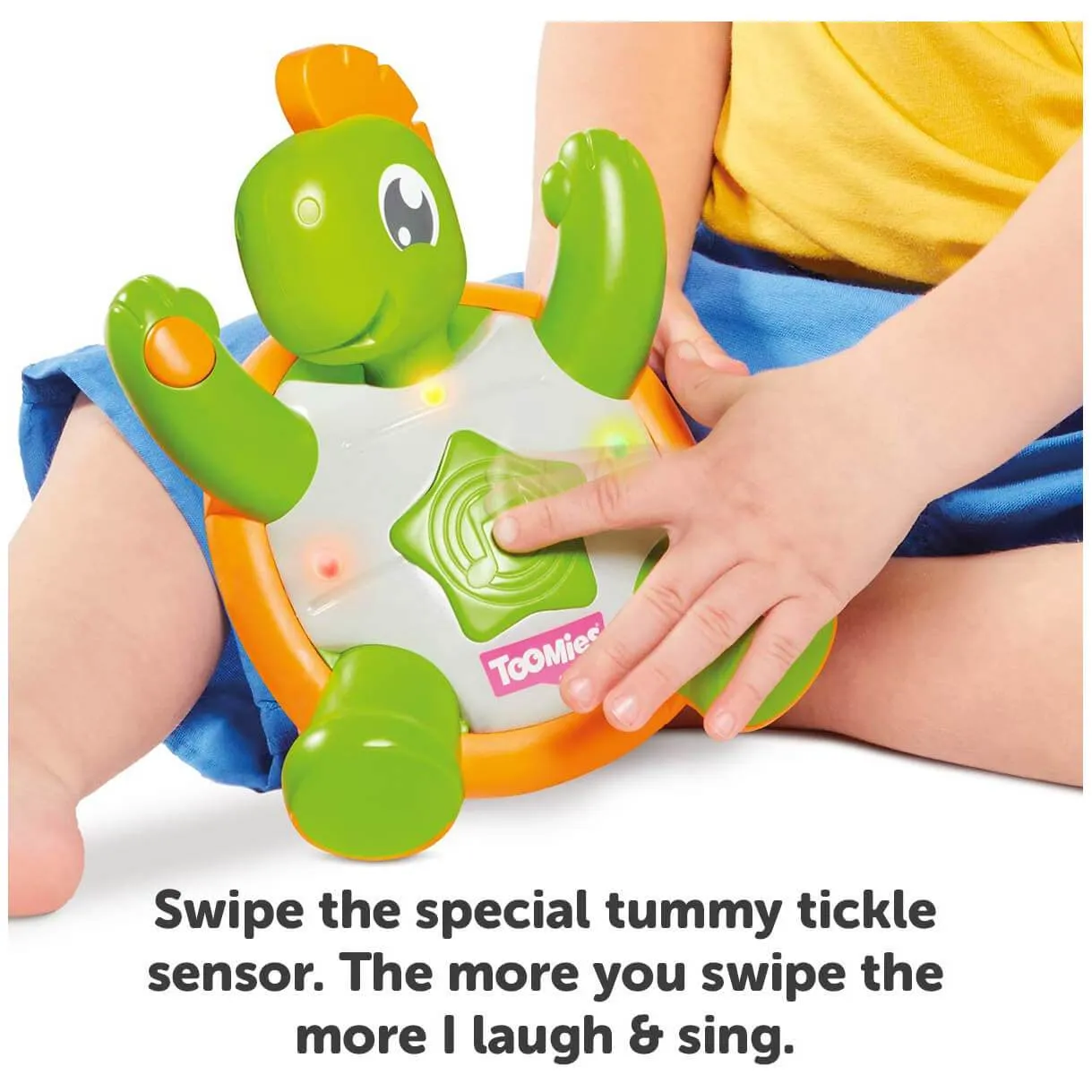 Tomy Toomies Tickle Time Turtle Yuri Music Sounds Spinning 18m 