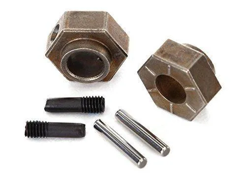 Traxxas 8269 Wheel hubs 12mm hex (2) stub axle pins (2) (steel)