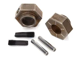 Traxxas 8269 Wheel hubs 12mm hex (2) stub axle pins (2) (steel)
