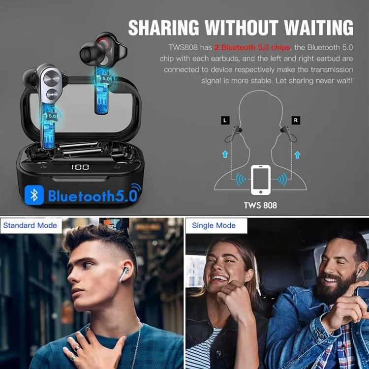 TWS808 Wireless Sports Earbuds