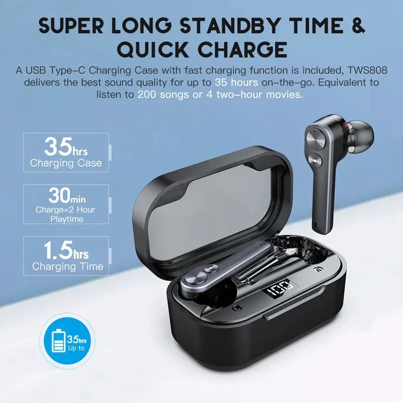 TWS808 Wireless Sports Earbuds
