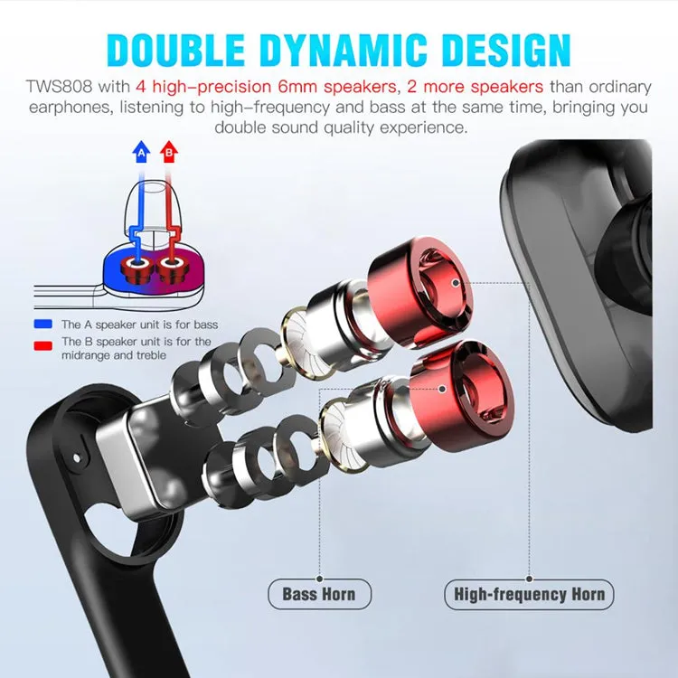 TWS808 Wireless Sports Earbuds