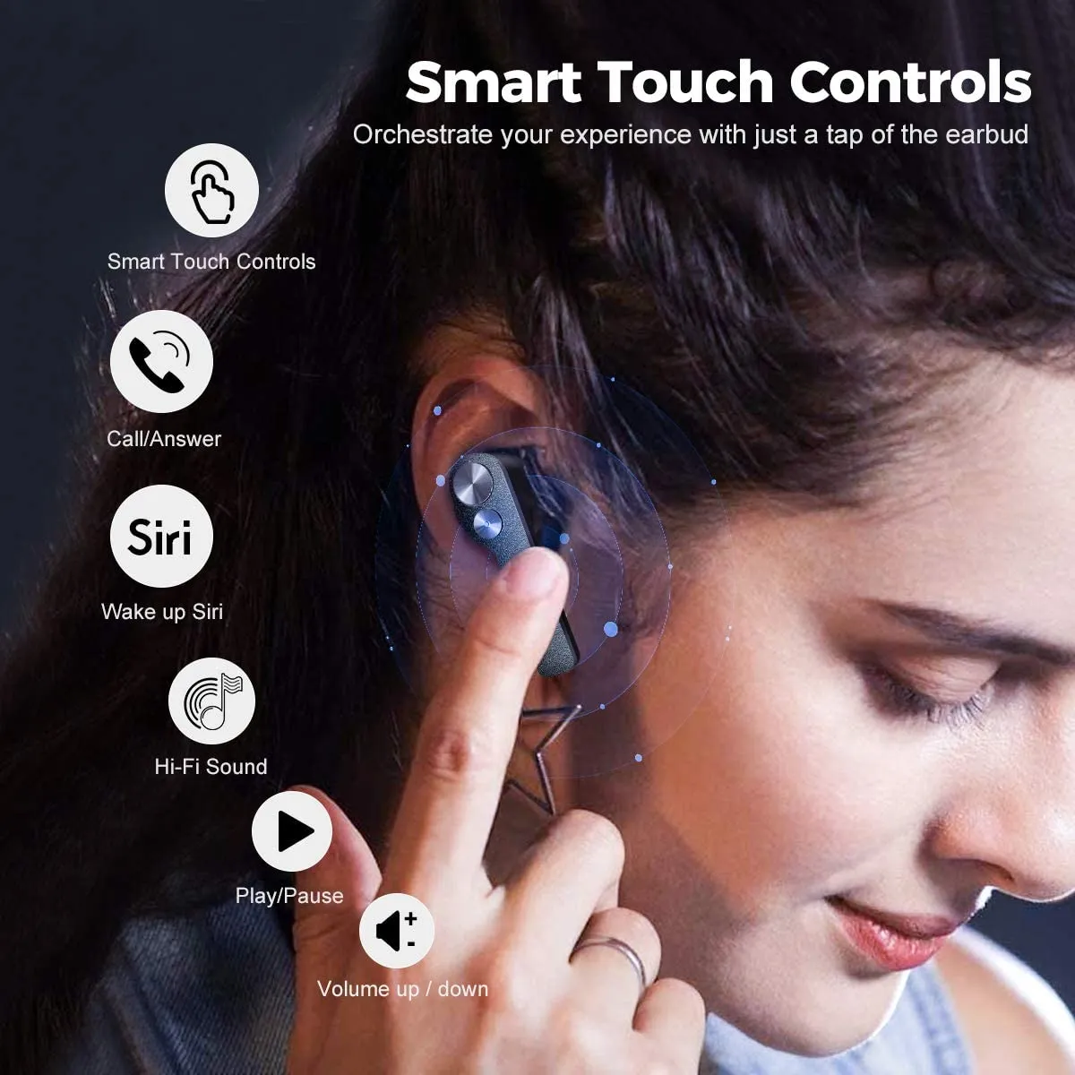 TWS808 Wireless Sports Earbuds