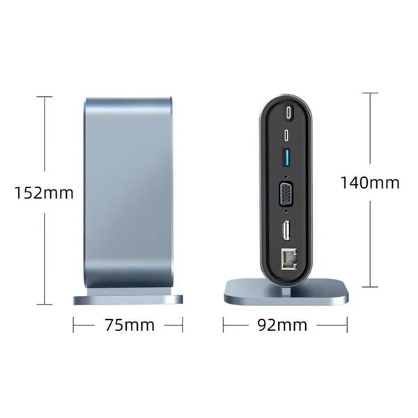 Type C Adapter 12 in 1 USB-C 12合1 轉換器 KCGA202304