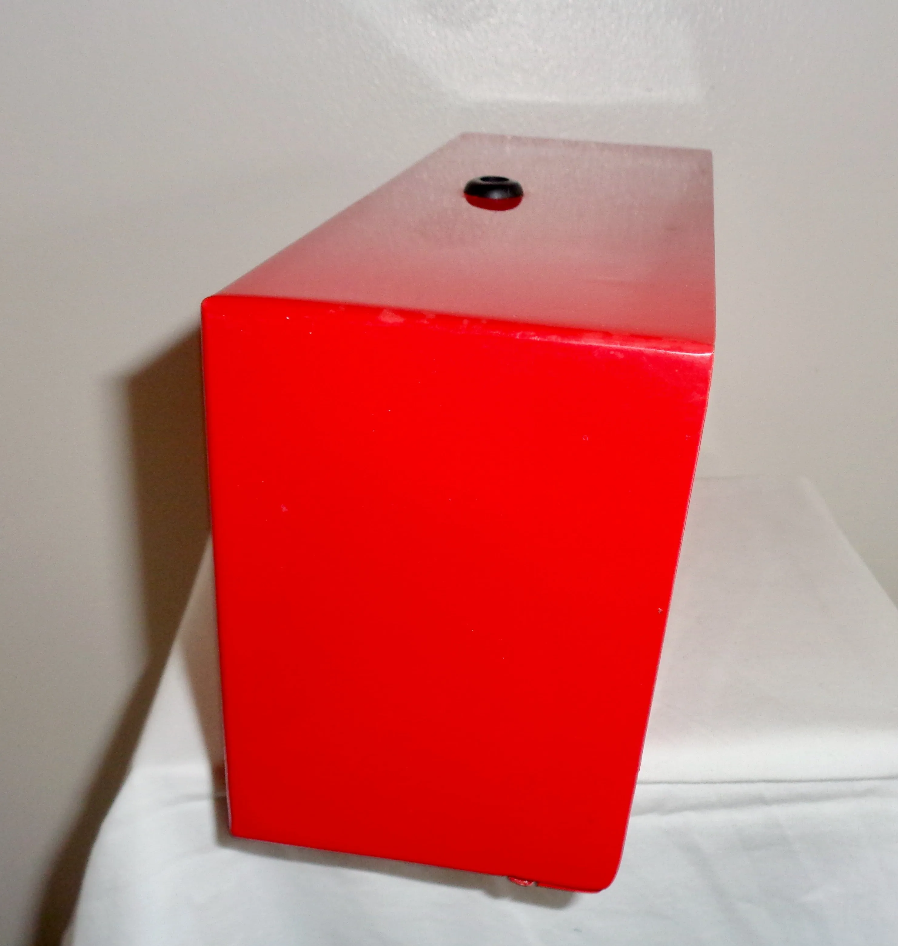 Vintage Audax Battery Powered Self Contained Fire Alarm With Break Glass Is New Old Stock