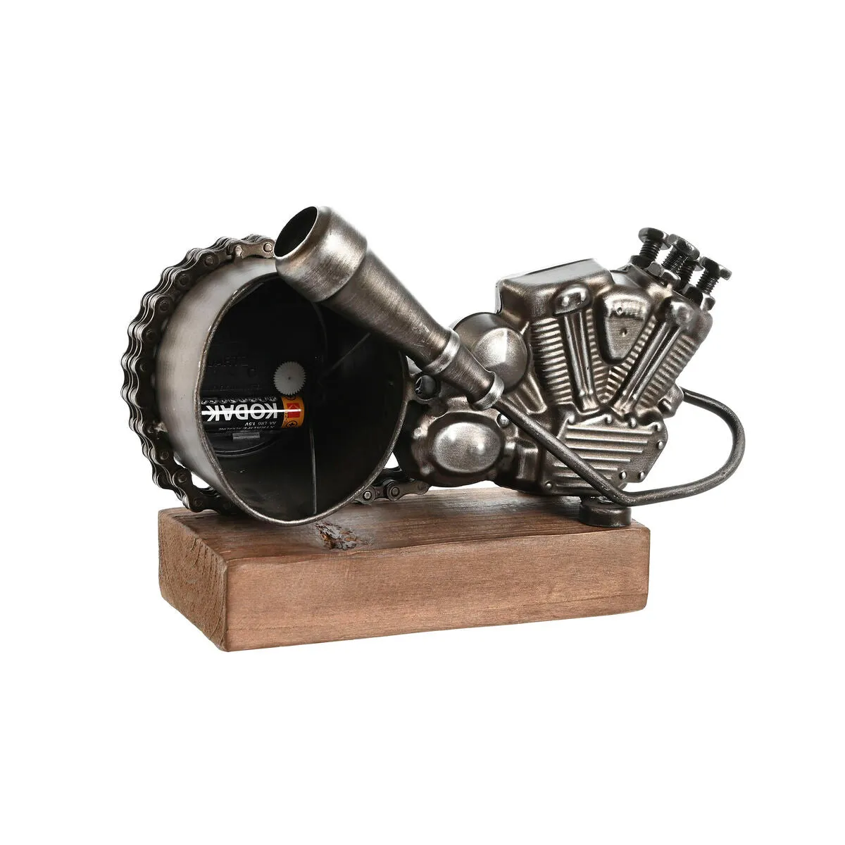 Vintage engine table clock