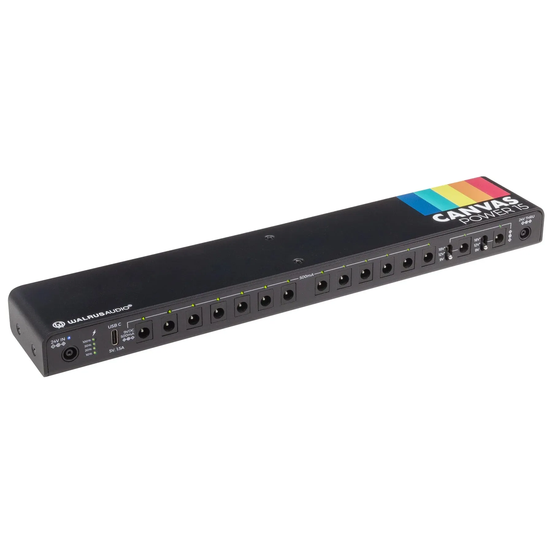 Walrus Audio Canvas Power 15 - Ultra Slim Pedalboard Power Supply