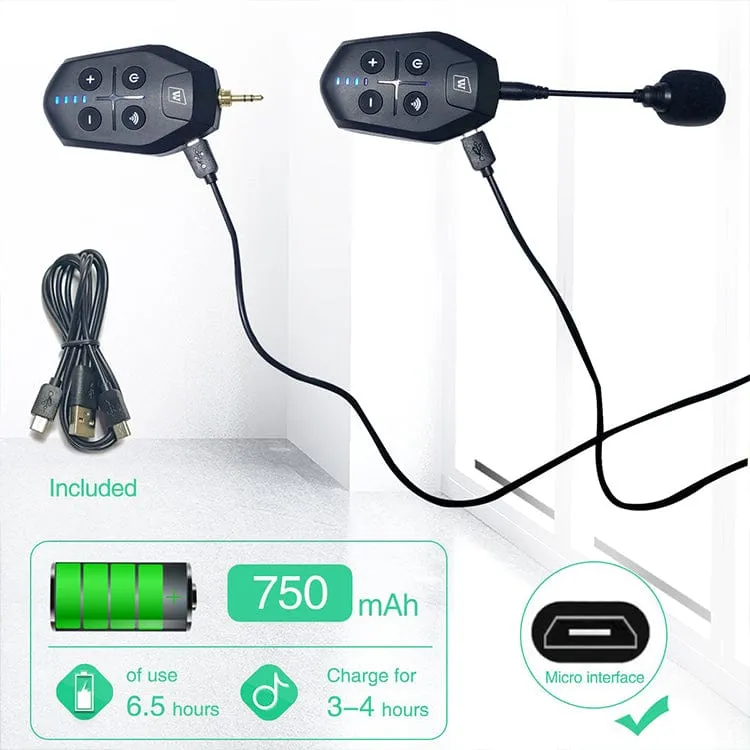WinBridge U7 UHF Wireless Lavalier Microphone with Lapel Microphone, Headset Mic and Stand Mic