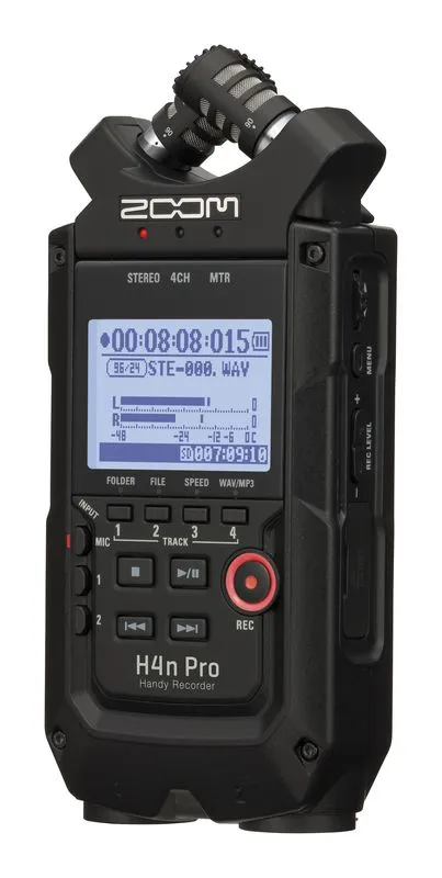 Zoom H4n Pro 4-Input / 4-Track Portable Handy Recorder ‚Äì Black